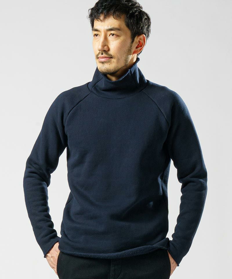 wjk】heavy weight mock neck(brushed lining) モックネックカットソー