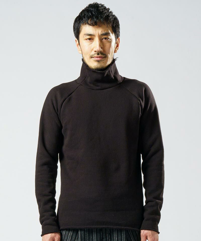 wjk】heavy weight mock neck(brushed lining) モックネックカットソー