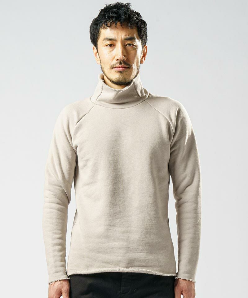 wjk】heavy weight mock neck(brushed lining) モックネックカットソー