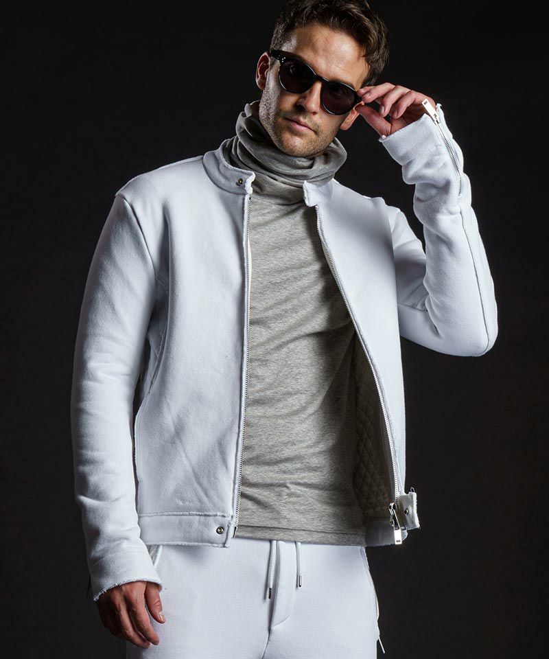 wjk SUPER URAKE RIDERS ホワイトL USED wjk】super urake riders ライダースジャケット(2051 hj17c) | CAMBIO