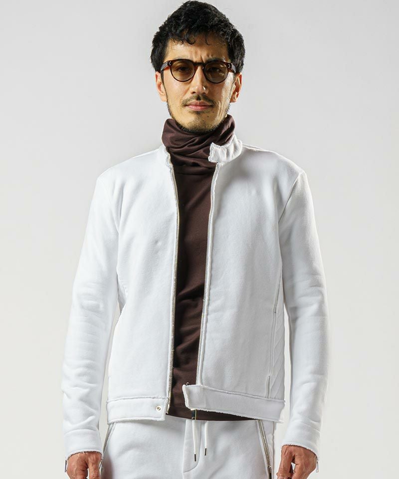 wjk SUPER URAKE RIDERS ホワイトL USED wjk】super urake riders ライダースジャケット(2051 hj17c) | CAMBIO