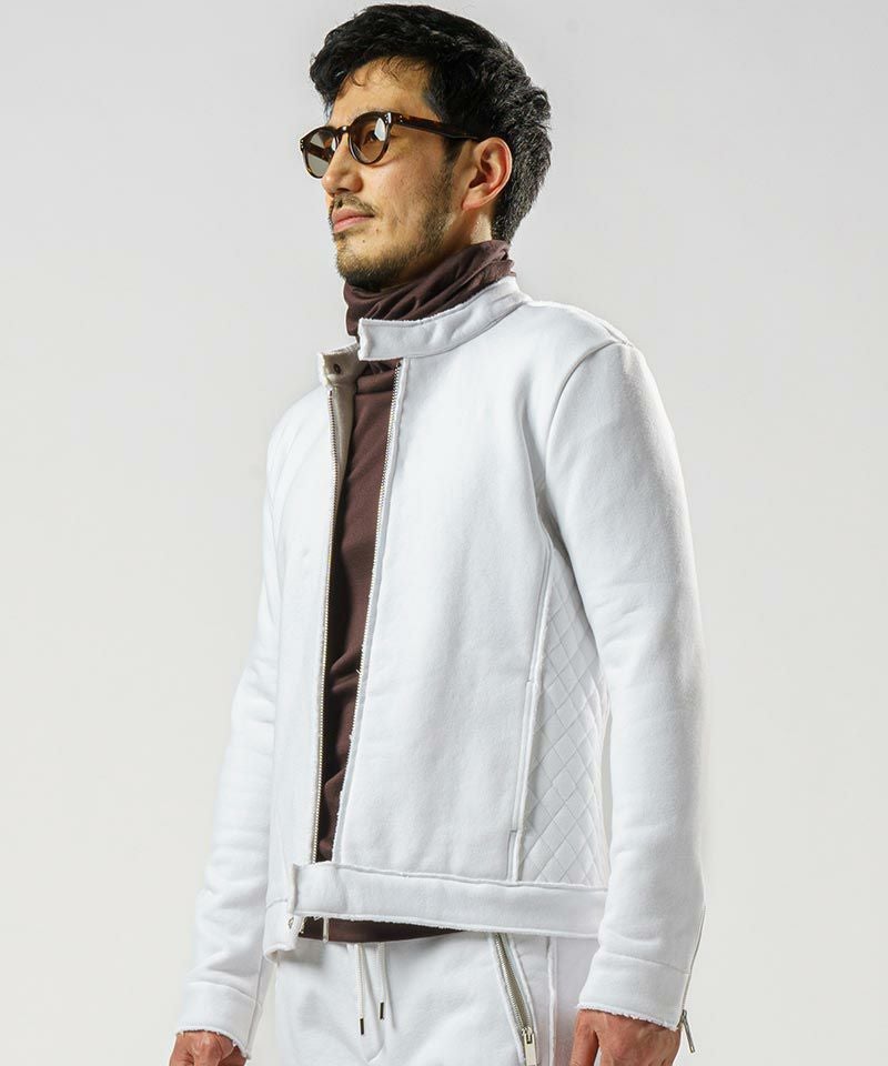 wjk SUPER URAKE RIDERS ホワイトL USED wjk】super urake riders ライダースジャケット(2051 hj17c) | CAMBIO