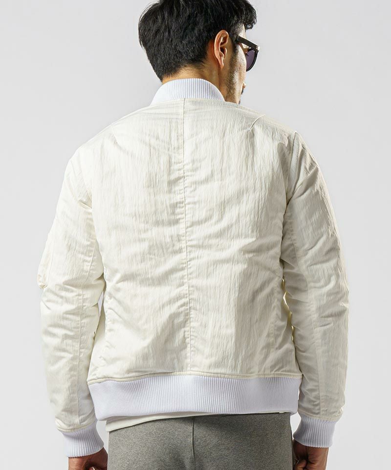 新品　wjk　ホワイト MA-1 wjk】shrink MA-1ジャケット(2050 ny53c) | CAMBIO カンビオ