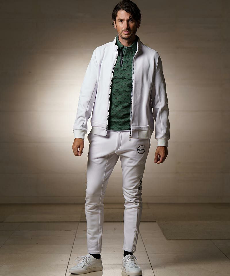 70%OFF【wjk】GOLF-WJKG-patterned long sleeve polo shirt ポロシャツ