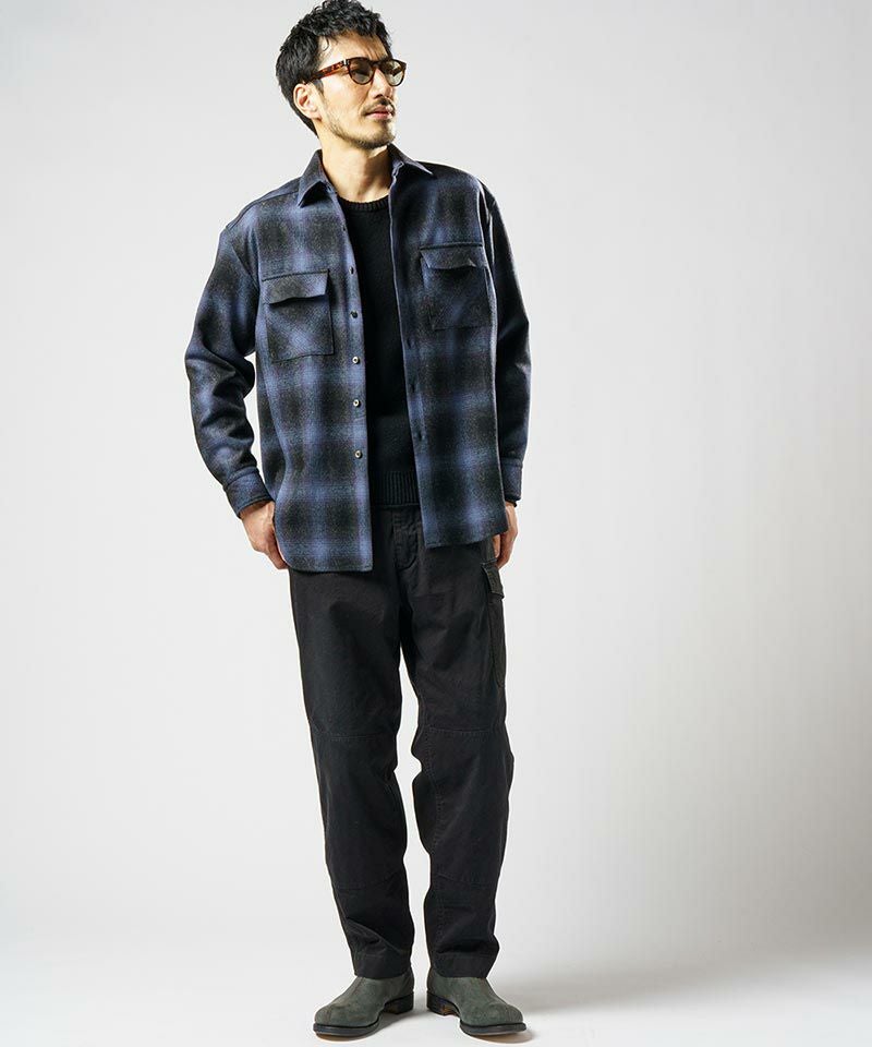 70%OFF【wjk】check oversize CPO シャツ(4882 wo01c) | CAMBIO カンビオ