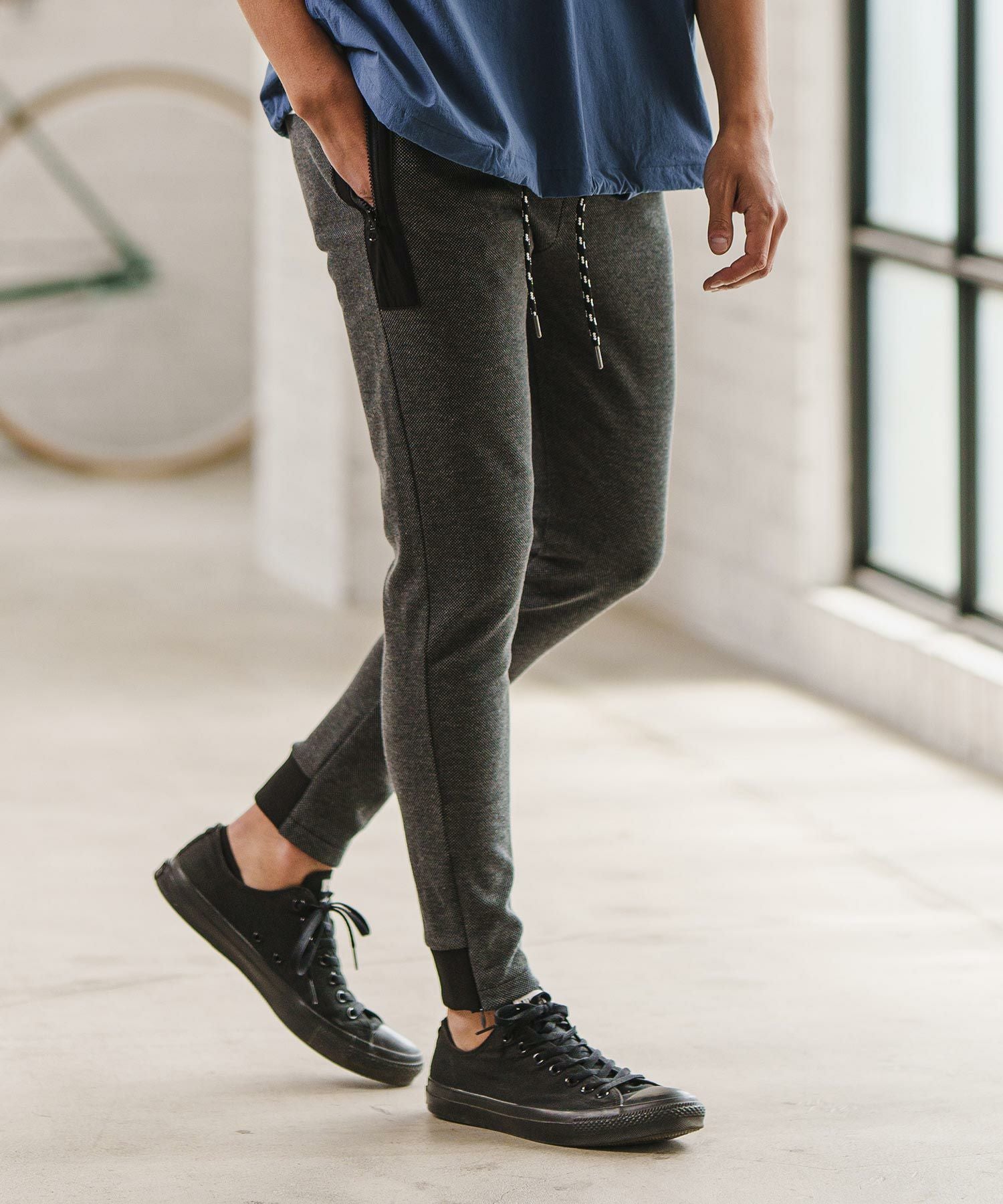 50%OFF【CAMBIO(カンビオ)】Heavy KANOKO Urban Like Design Pants