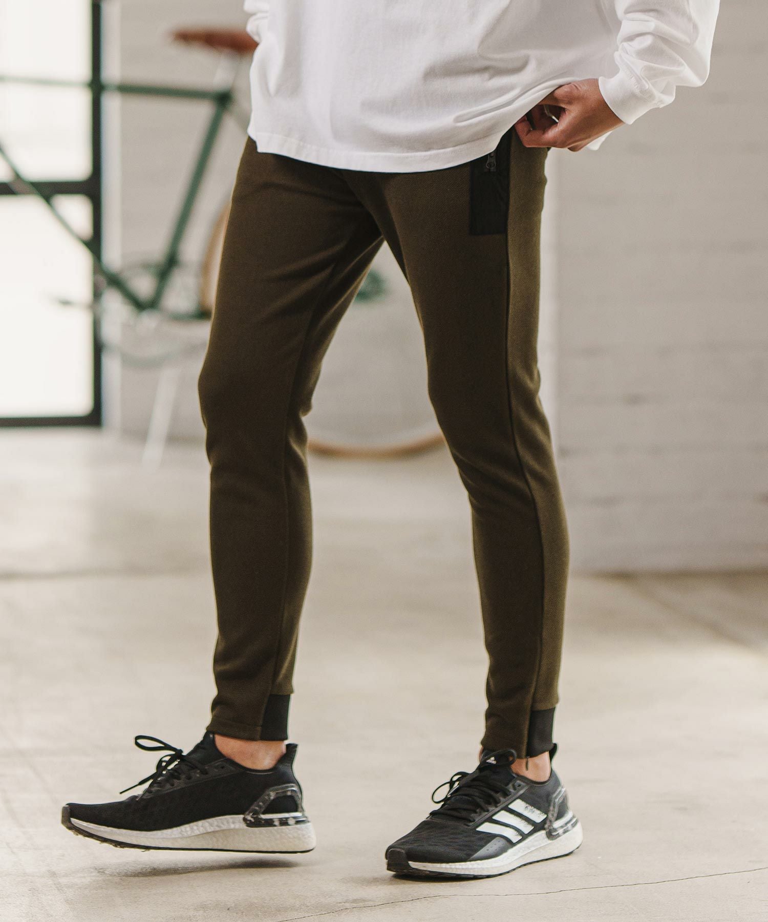 50%OFF【CAMBIO(カンビオ)】Heavy KANOKO Urban Like Design Pants