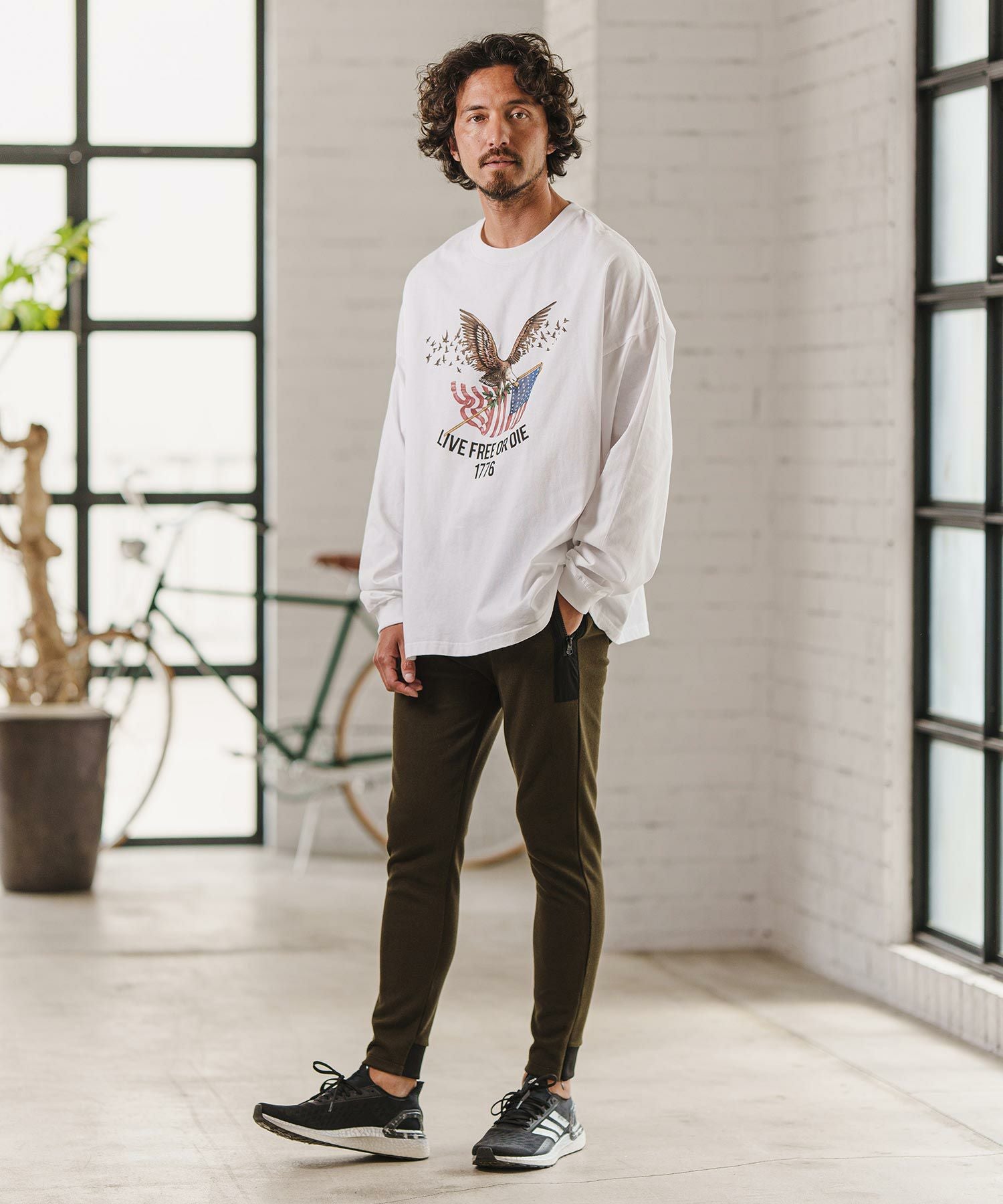 50%OFF【CAMBIO(カンビオ)】Heavy KANOKO Urban Like Design Pants