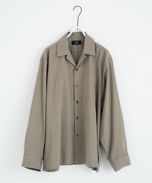 30%OFF【VU(ブウ)】open shirt シャツ(vu-a23-s04) | CAMBIO カンビオ