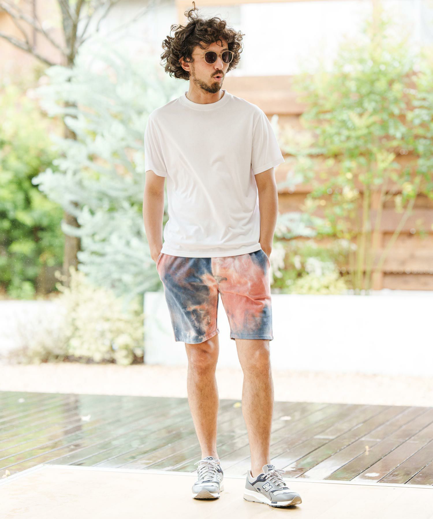 60%OFF【CAMBIO(カンビオ)】URAKE Tie Dye Short Pants ショートパンツ