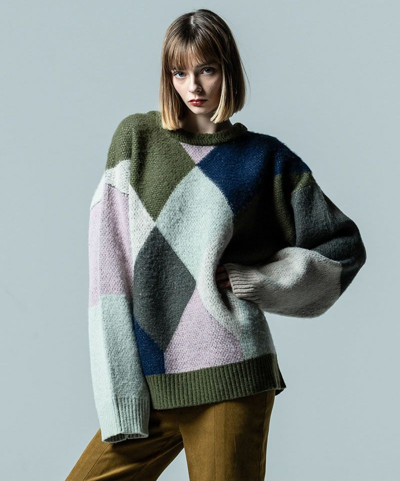 50%OFF【glamb(グラム)】Jester Pullover Knit ジェスタープルオーバー 