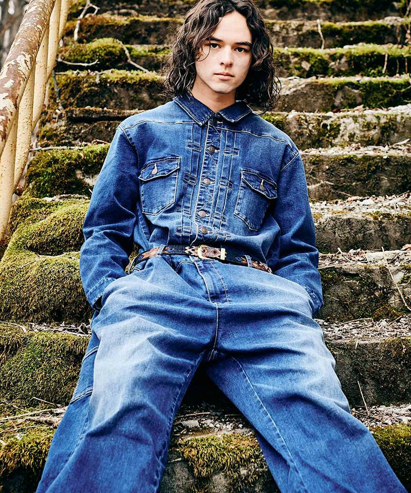30%OFF【glamb(グラム)】Oversized Denim All in One オーバーサイズ 