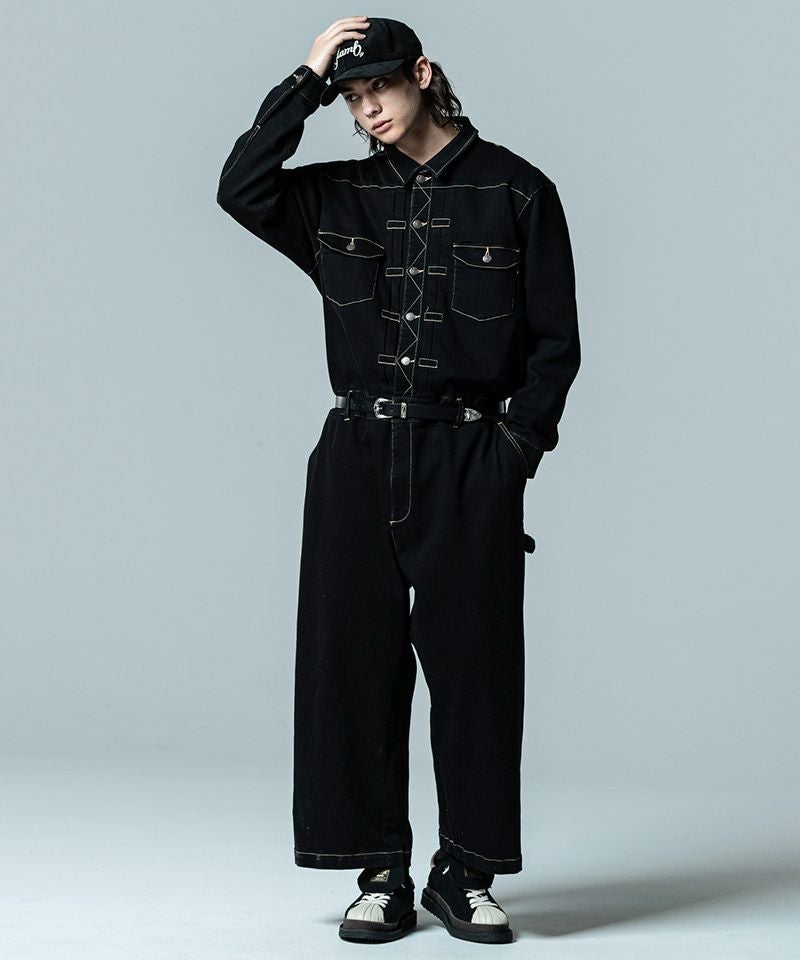 30%OFF【glamb(グラム)】Oversized Denim All in One オーバーサイズ