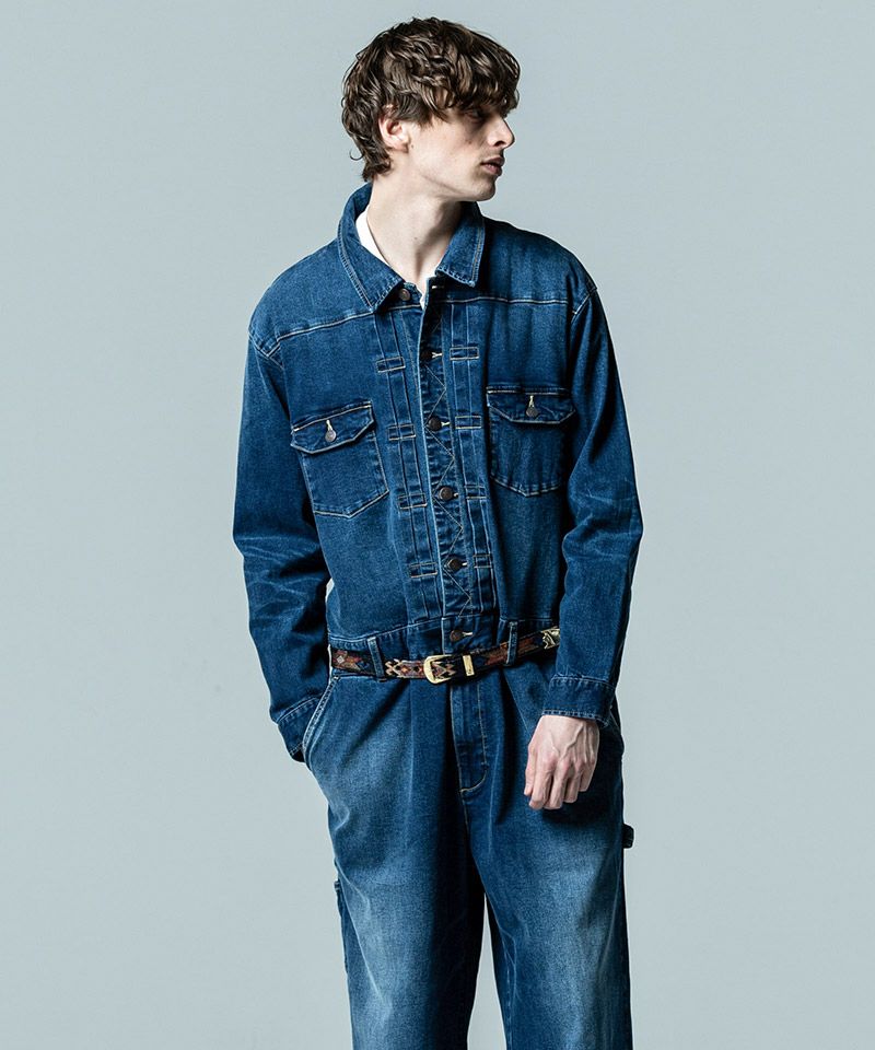 30%OFF【glamb(グラム)】Oversized Denim All in One オーバーサイズ