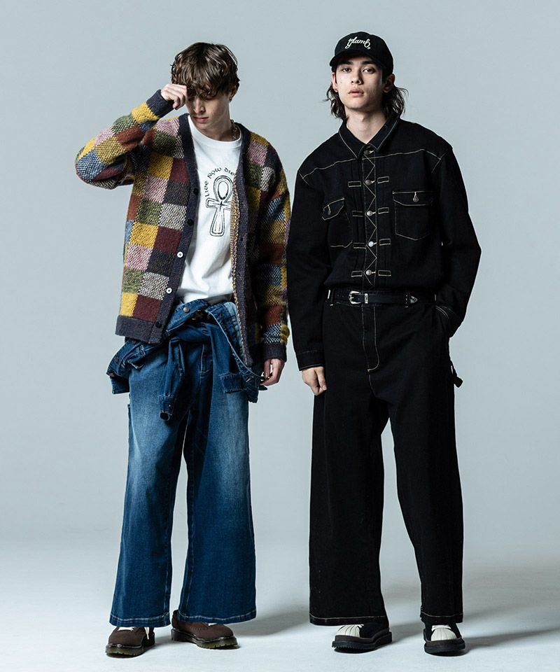 30%OFF【glamb(グラム)】Oversized Denim All in One オーバーサイズ