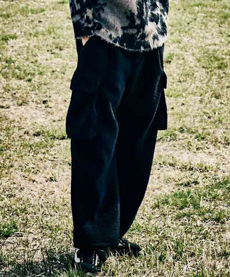 50%OFF【glamb(グラム)】Boa Cargo Pants ボアカーゴパンツ(GB0323-P12