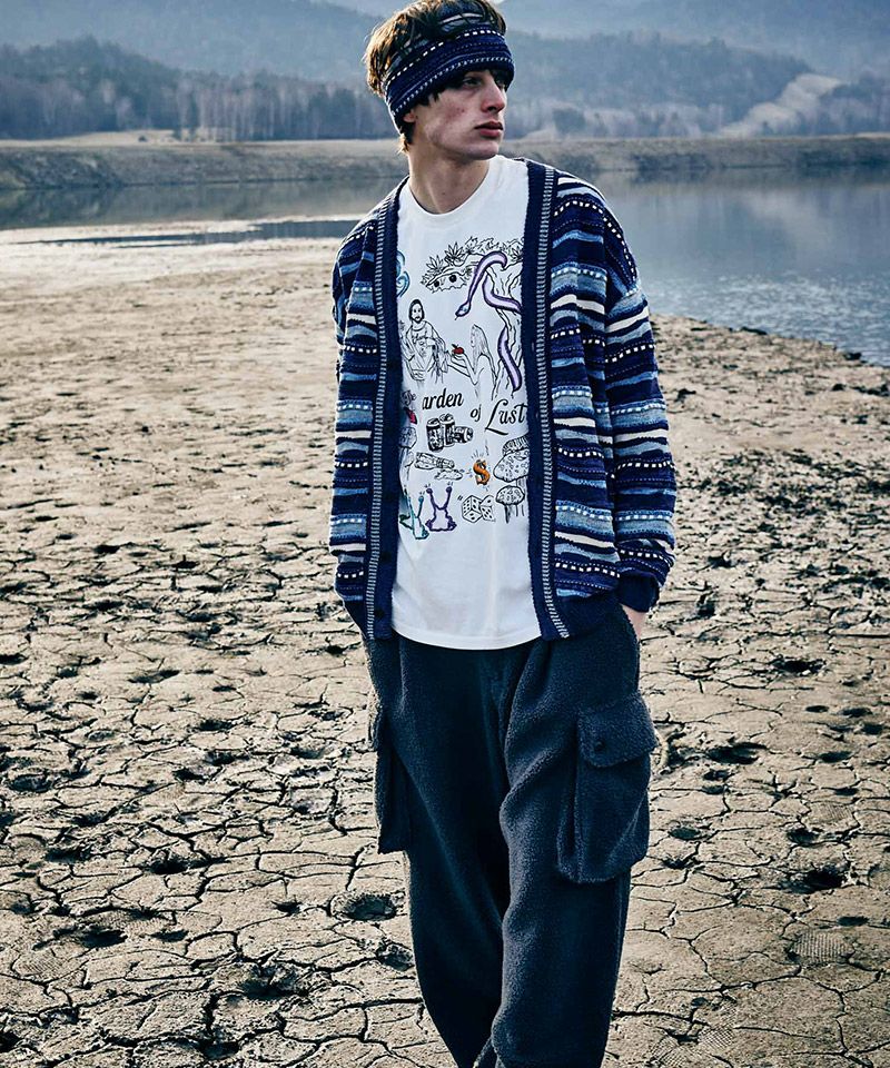 50%OFF【glamb(グラム)】Boa Cargo Pants ボアカーゴパンツ(GB0323-P12