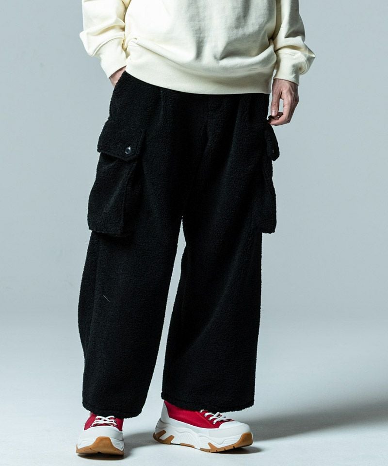 50%OFF【glamb(グラム)】Boa Cargo Pants ボアカーゴパンツ(GB0323-P12