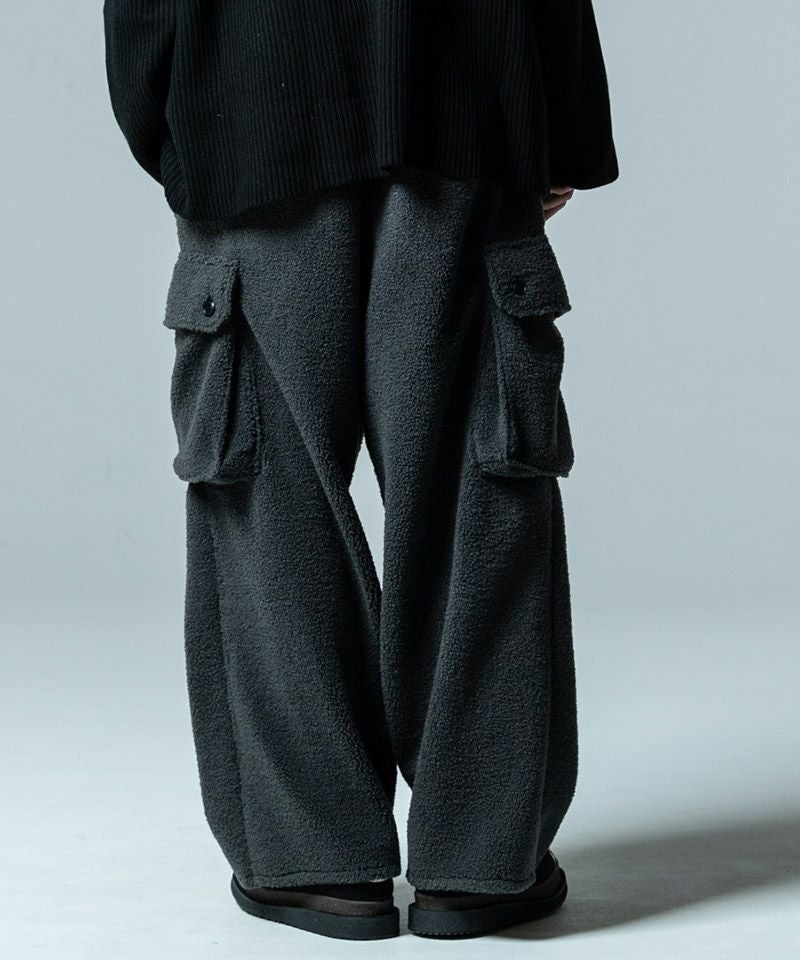 50%OFF【glamb(グラム)】Boa Cargo Pants ボアカーゴパンツ(GB0323-P12