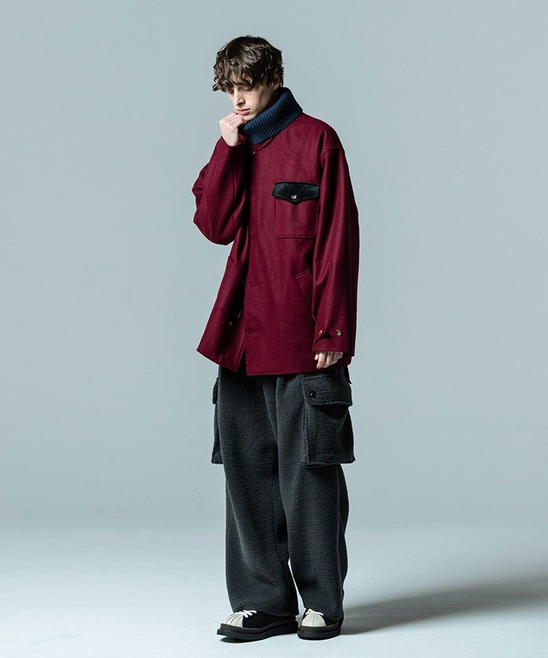 50%OFF【glamb(グラム)】Boa Cargo Pants ボアカーゴパンツ(GB0323-P12