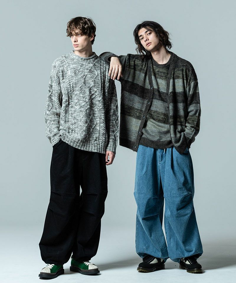 50%OFF【glamb(グラム)】Multi Border Pullover Knit マルチボーダー