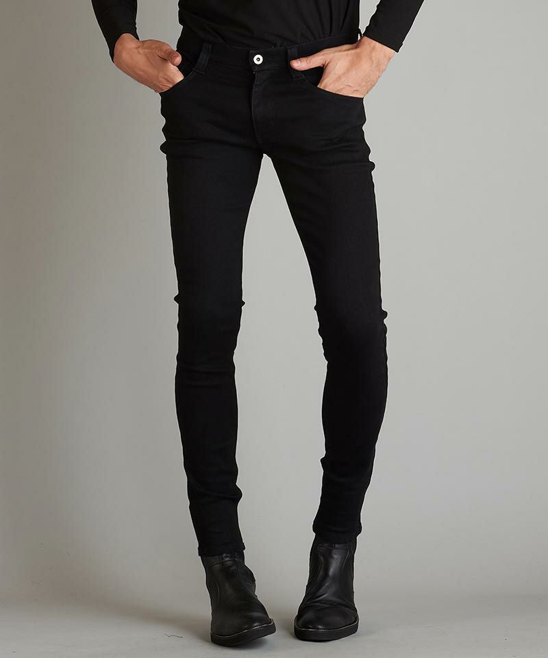 パンツ \"NO ID.\" Black Skinny Denim NO ID.（ノーアイディー） ジーンズ メンズ : ZOZOTOWN Yahoo!店