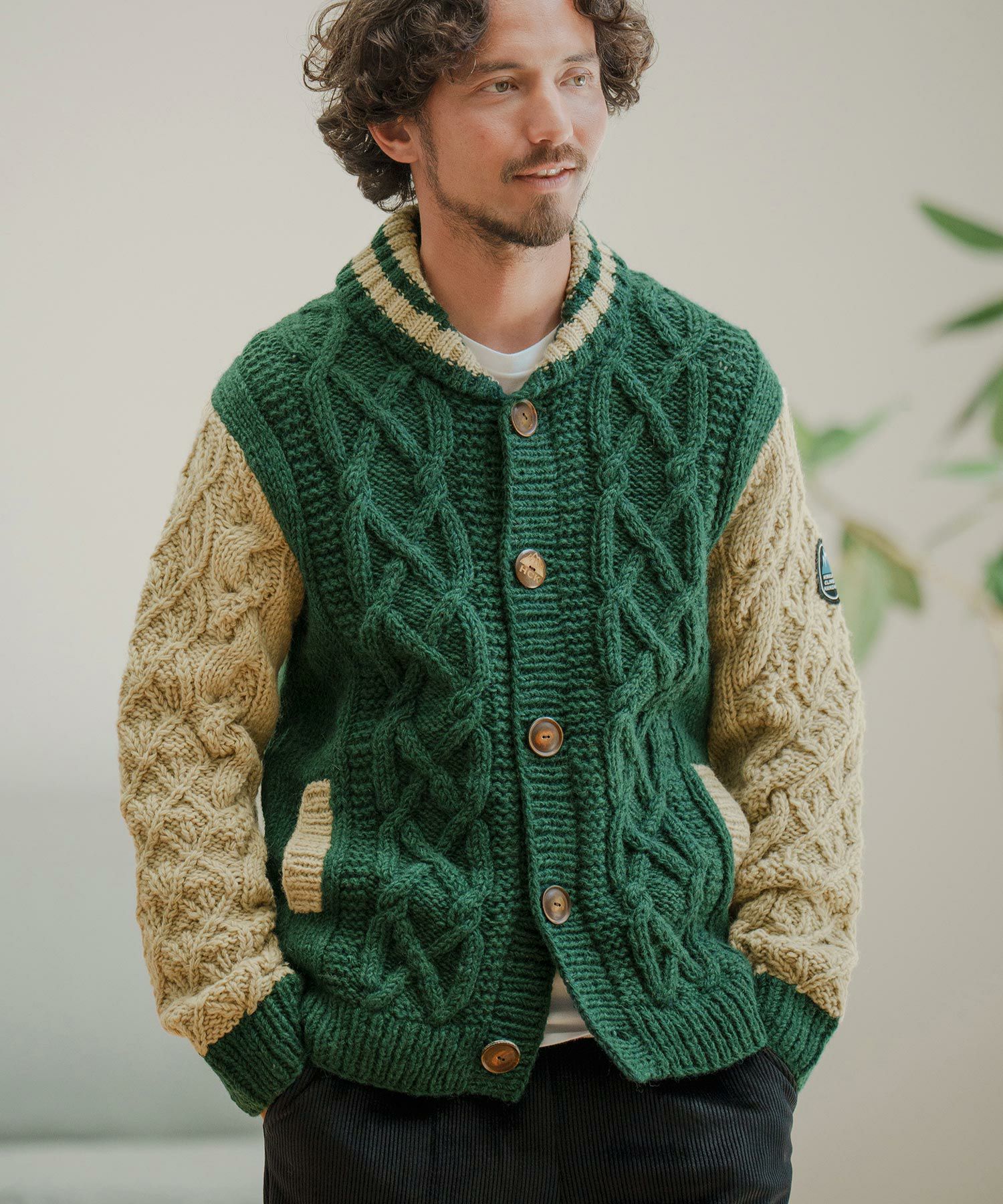 カーディガン Cable Handkint Cardigan TODAYFUL（トゥデイフル）の「ケーブルハンドニットカーディガン