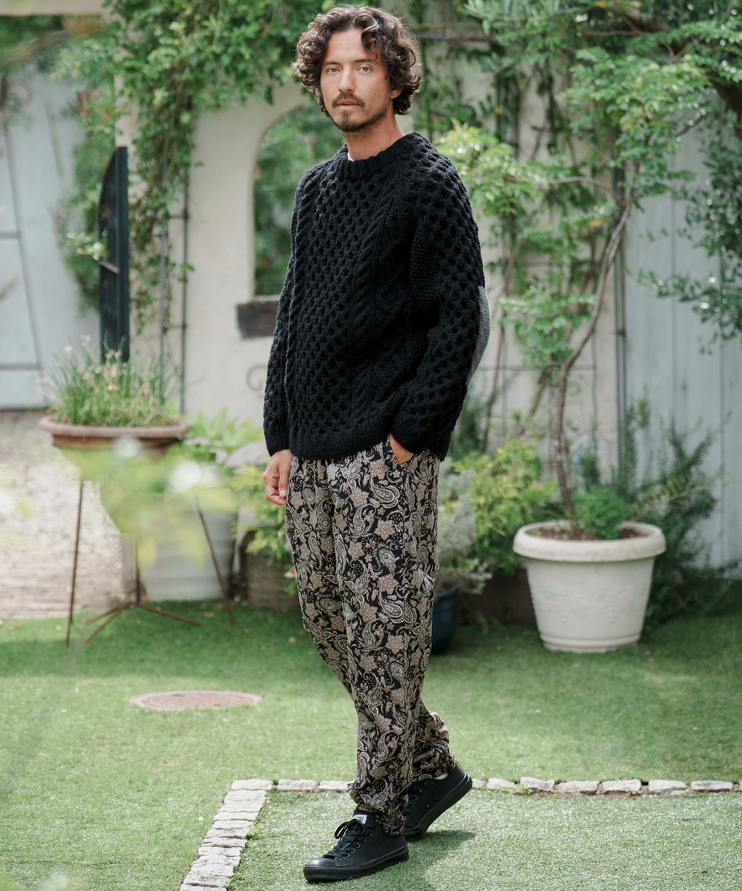 30%OFF【CAMBIO(カンビオ)】【HIMALAYAN CLIMBERS HAND-KNIT別注