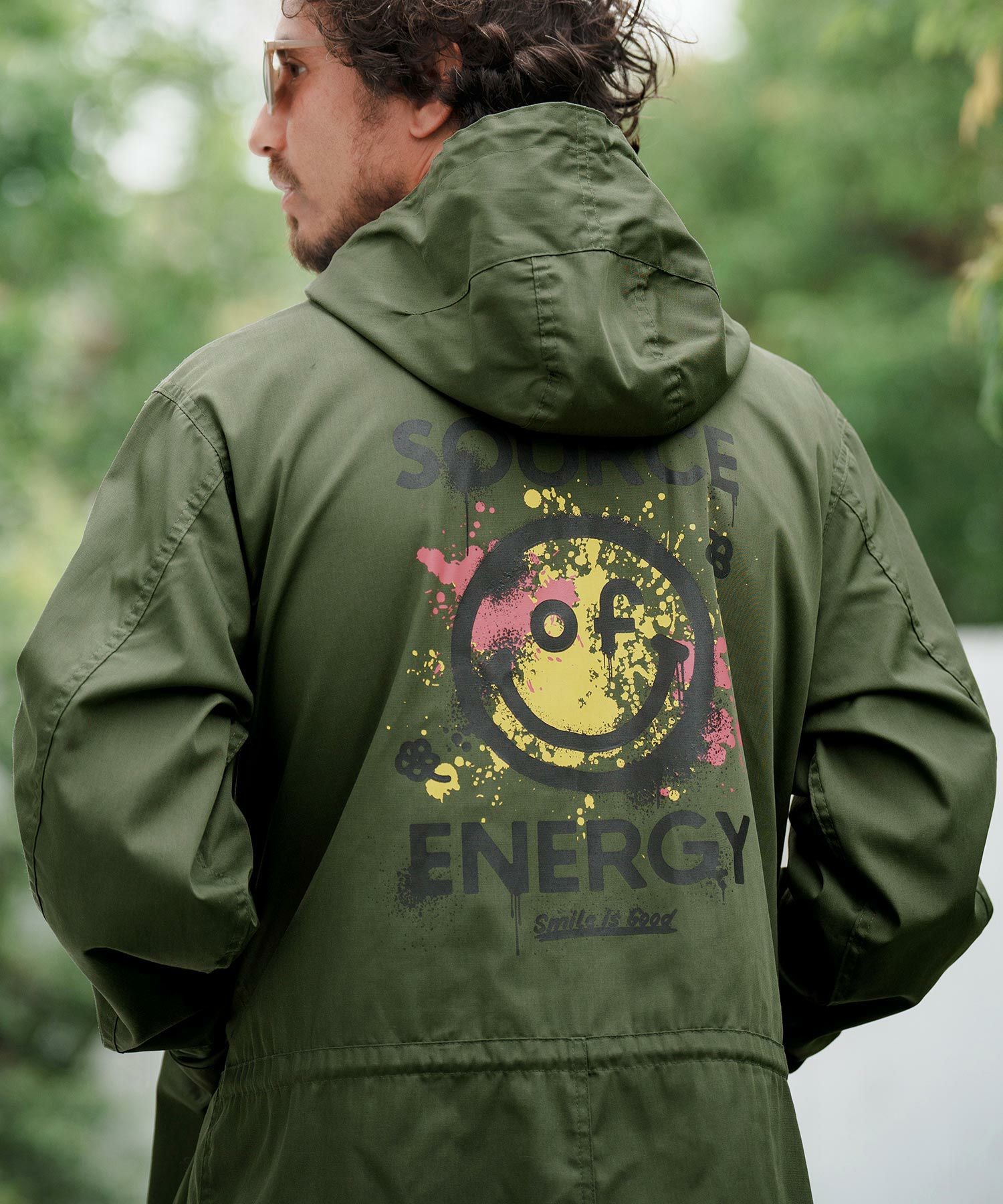 50%OFF【CAMBIO(カンビオ)】Spray Art Print Mods Coat コート(CAM23AW