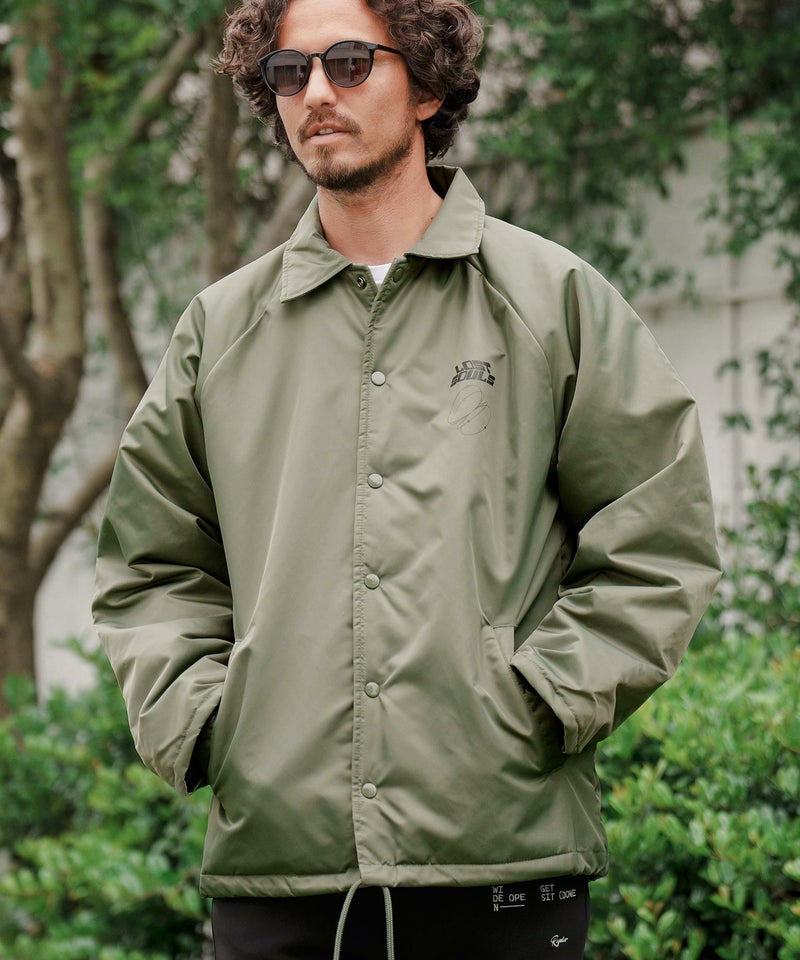 50%OFF【CAMBIO(カンビオ)】LOST SOULS Print Coach Jacket ジャケット