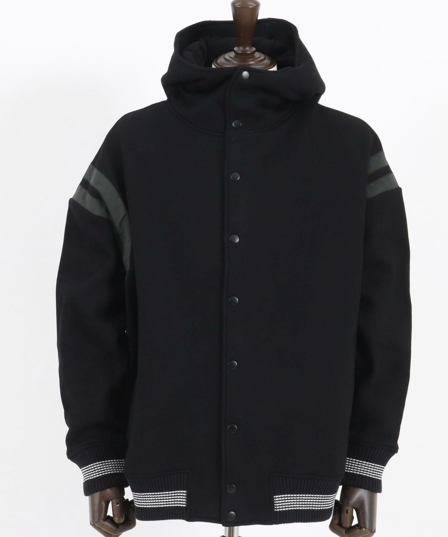 50%OFF【CAMBIO(カンビオ)】Back Brushed Sweat Hooded Studium Jacket