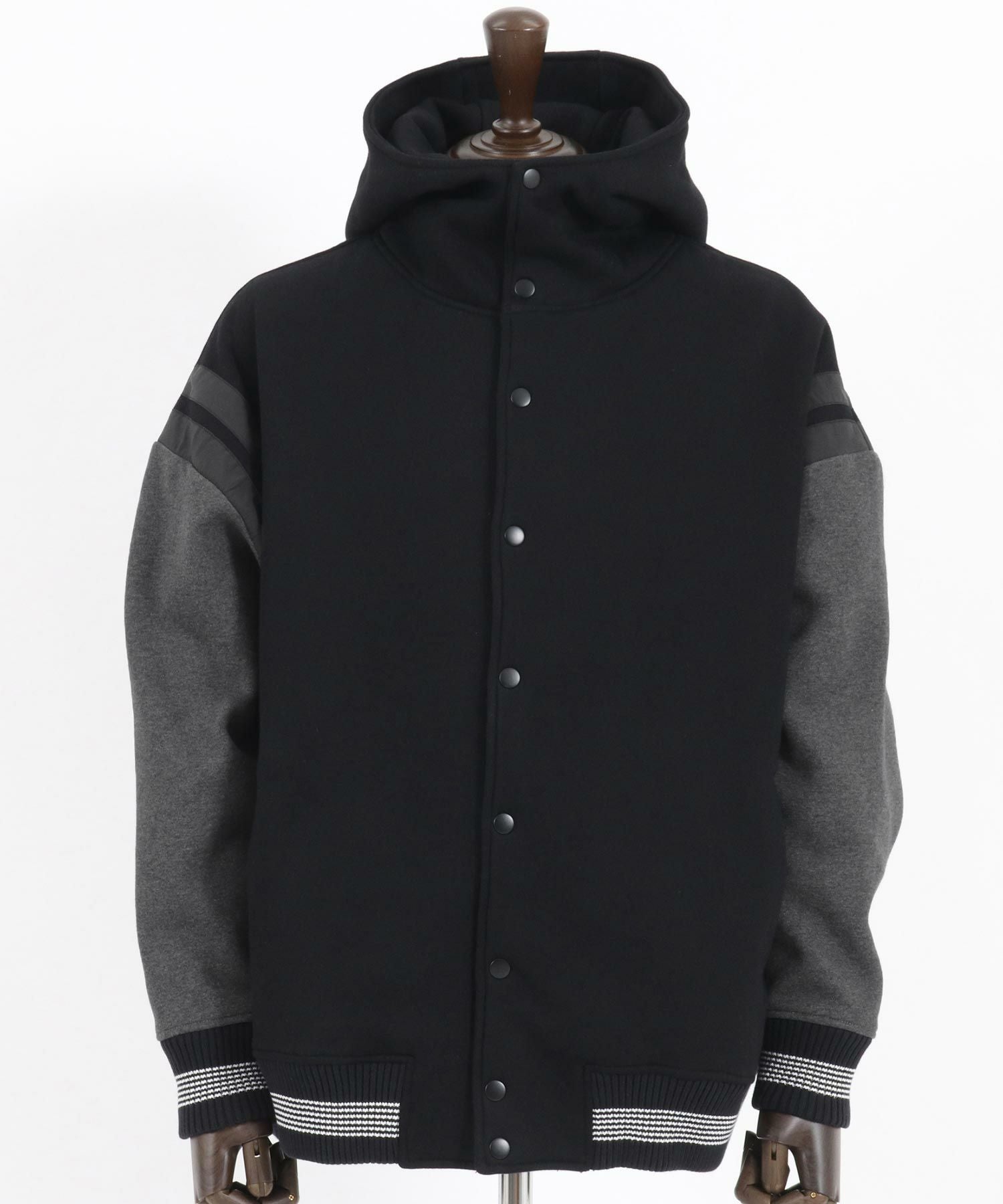 50%OFF【CAMBIO(カンビオ)】Back Brushed Sweat Hooded Studium Jacket