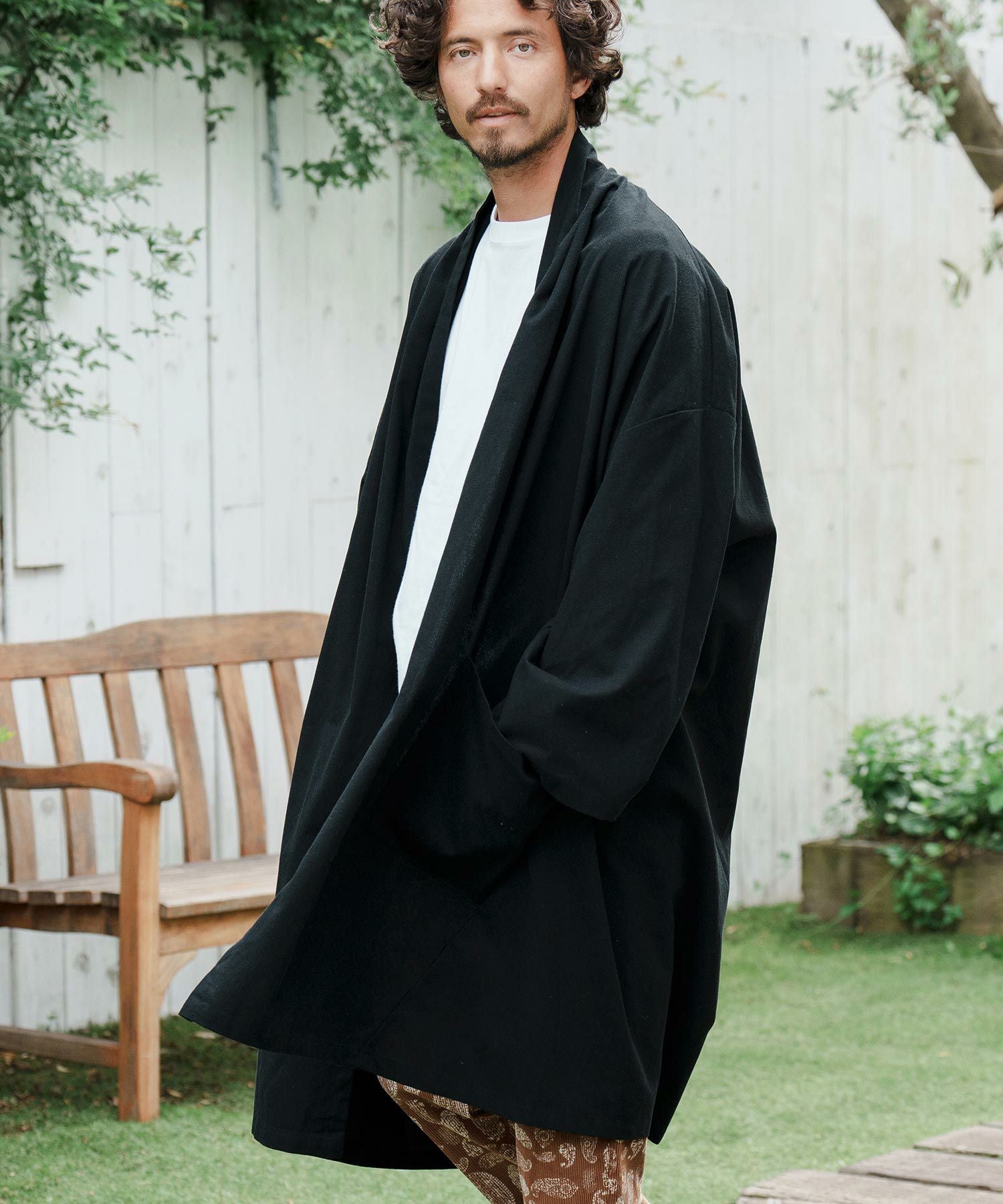 30%OFF【CAMBIO(カンビオ)】KIMONO Like Gown ガウン(A10423cmb