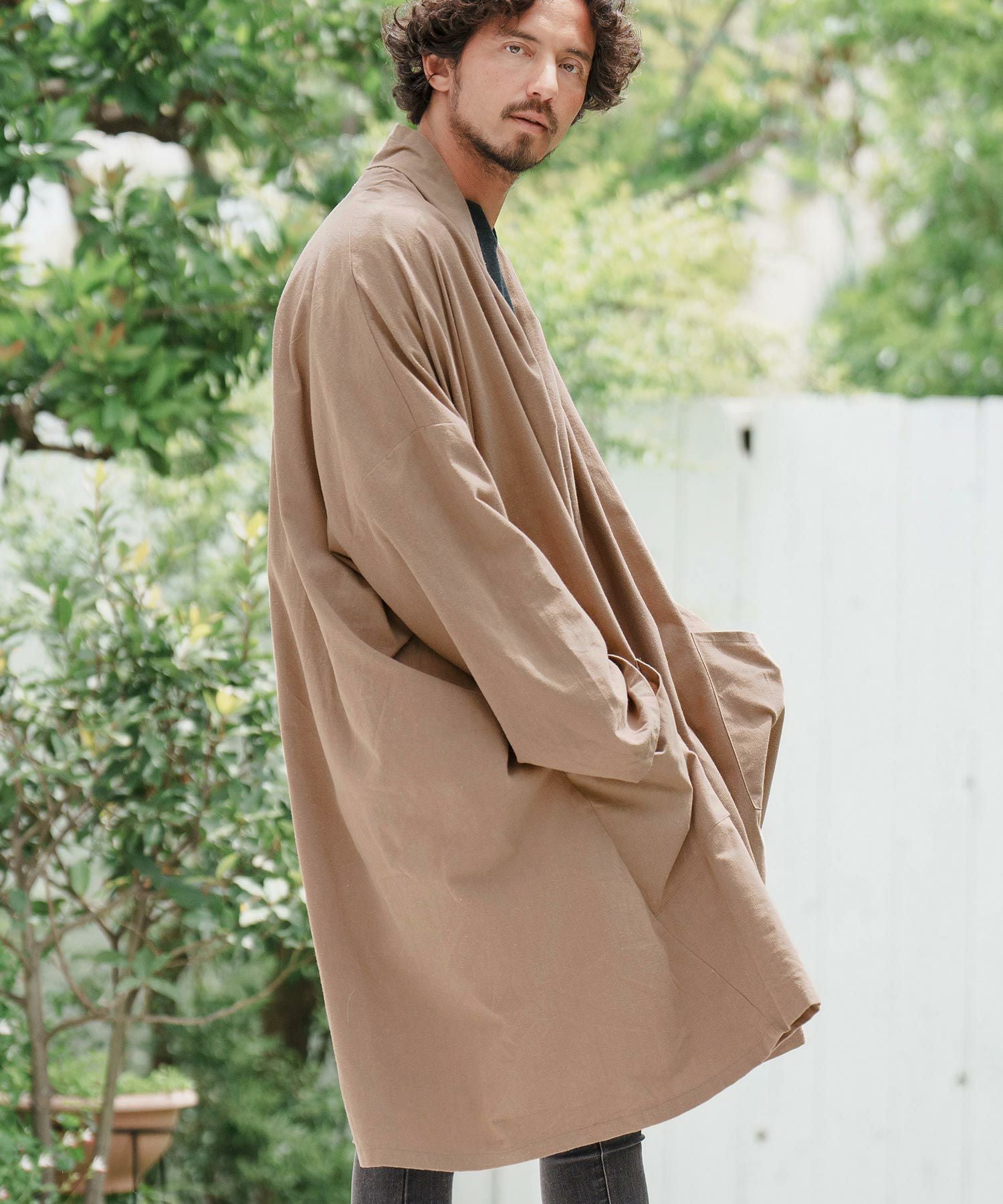 30%OFF【CAMBIO(カンビオ)】KIMONO Like Gown ガウン(A10423cmb
