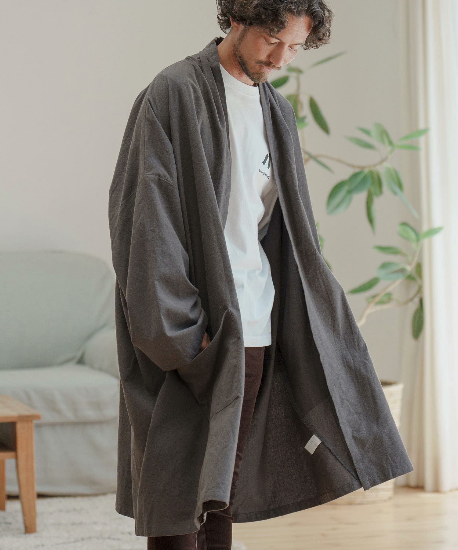 30%OFF【CAMBIO(カンビオ)】KIMONO Like Gown ガウン(A10423cmb
