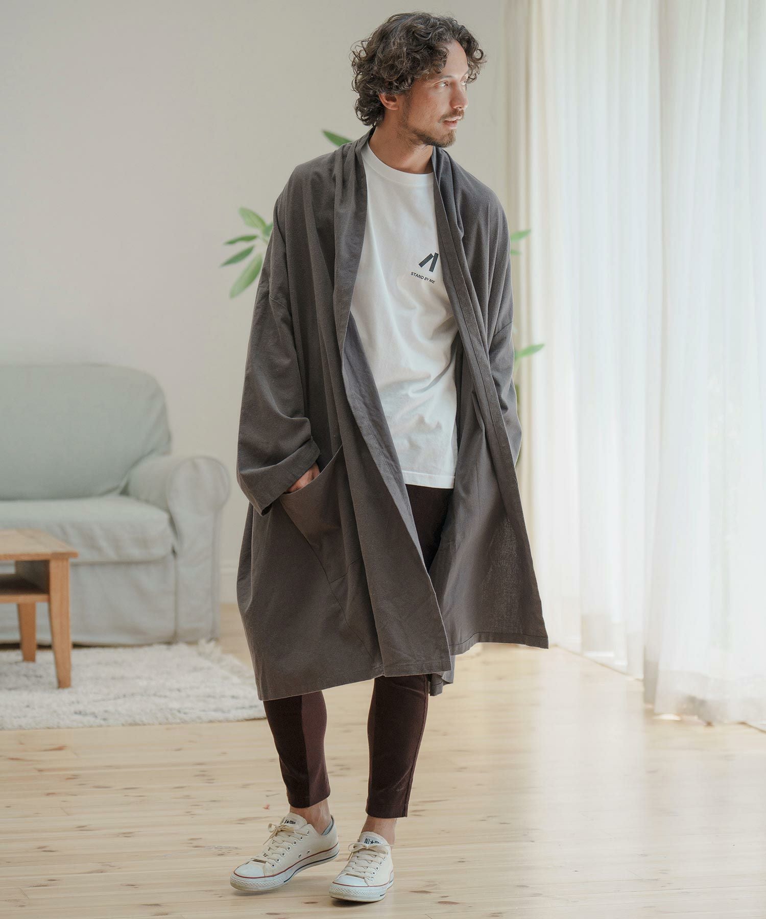 30%OFF【CAMBIO(カンビオ)】KIMONO Like Gown ガウン(A10423cmb