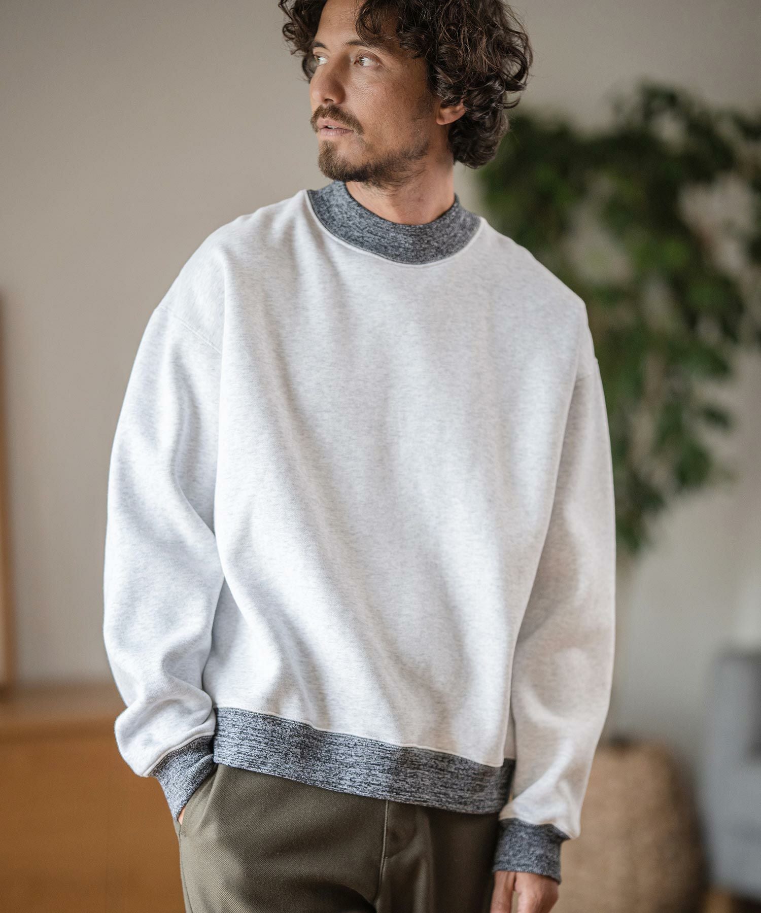 60%OFF【Magine(マージン)】MELANGE RIB BRUSHED SWEAT MOCK NECK 60%OFF【Magine(マージン)】MELANGE RIB BRUSHED SWEAT MOCK NECK