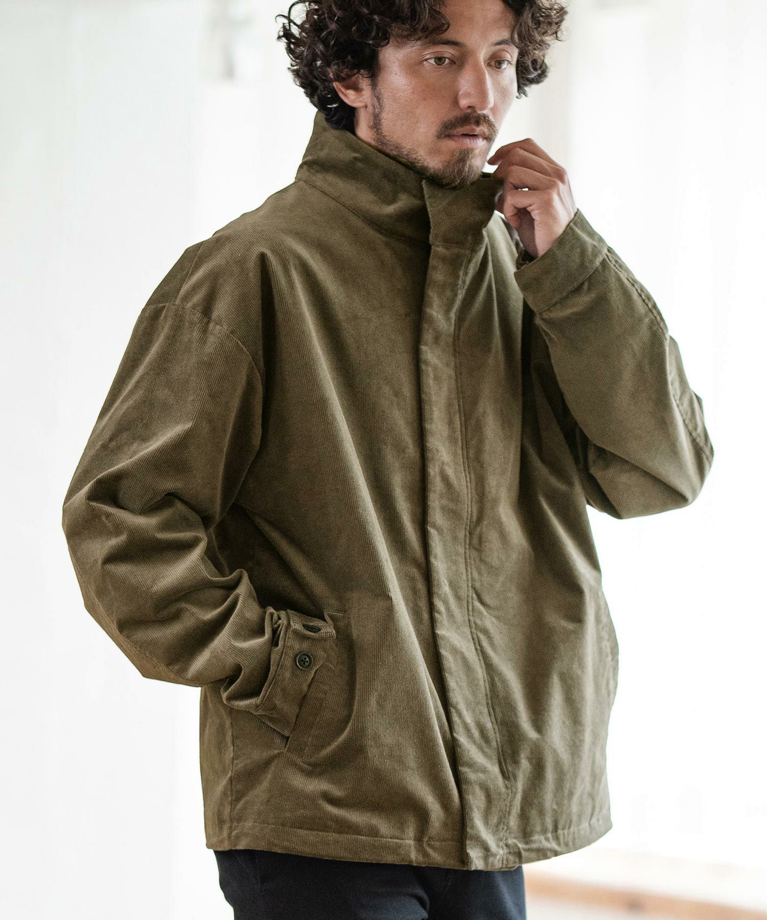 70%OFF【Magine(マージン)】CORDUROY MILITARY STAND COLLAR JACKET