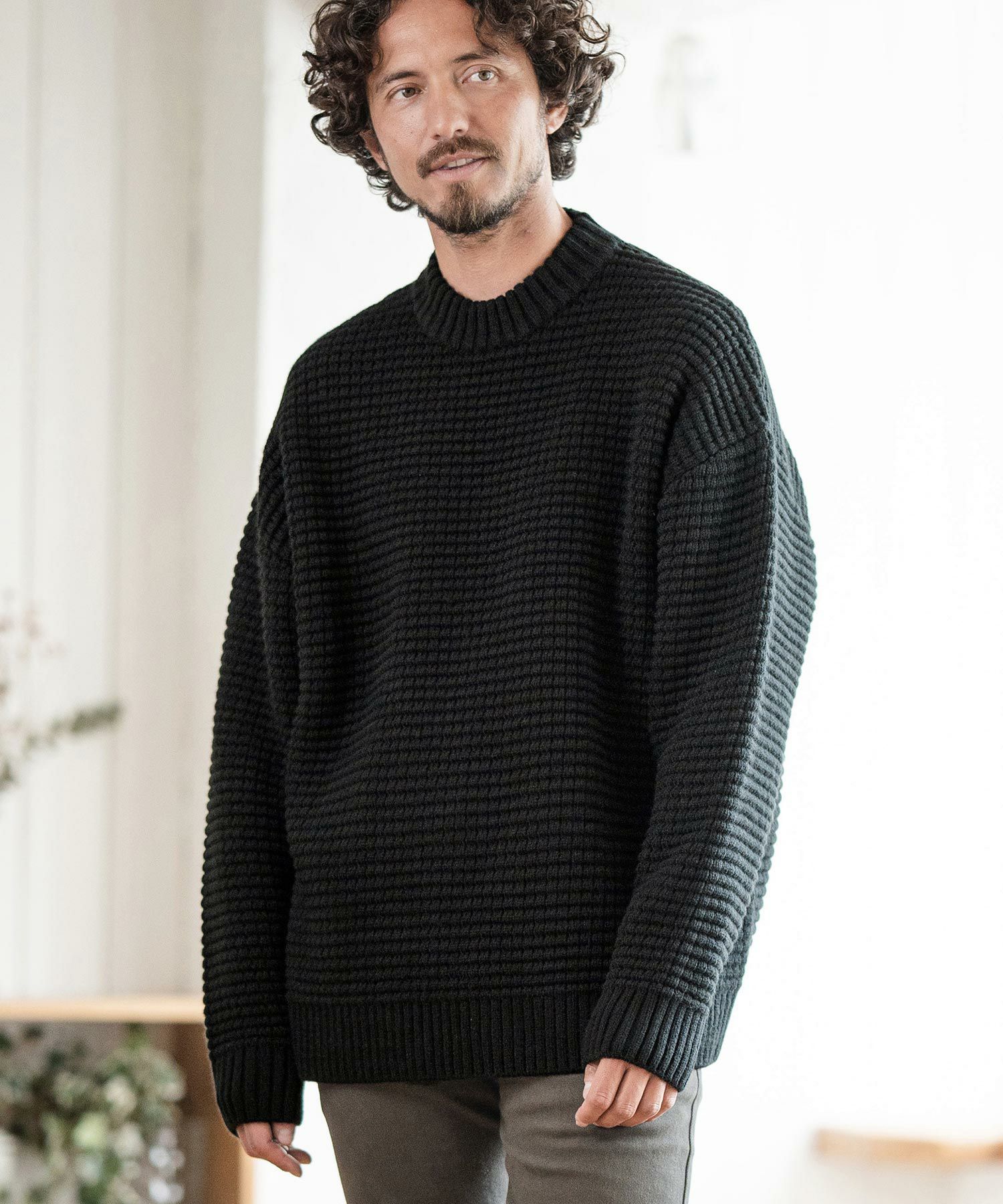 60%OFF【Magine(マージン)】AZEAMI MOCK NECK KNIT PULLOVER ニット