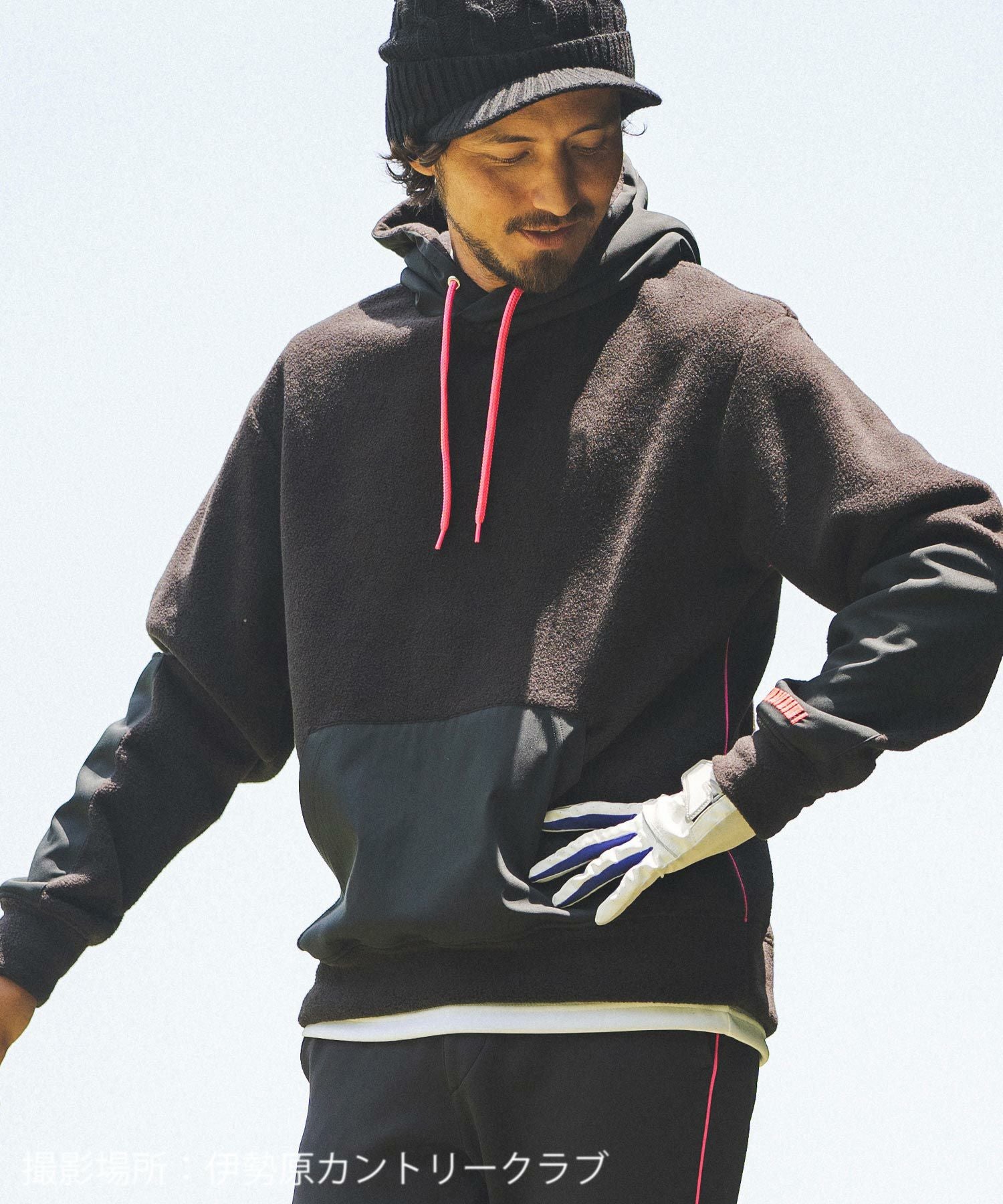 50%OFF【felkod(フィルコッド)】Neck Zip Fleece Parka パーカー