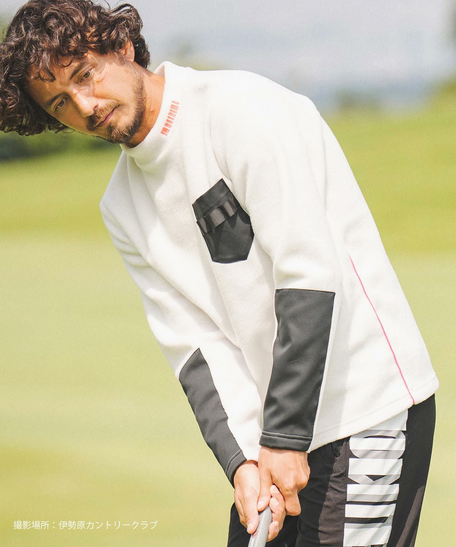 50%OFF【felkod(フィルコッド)】Functional Mock Neck Heart Short