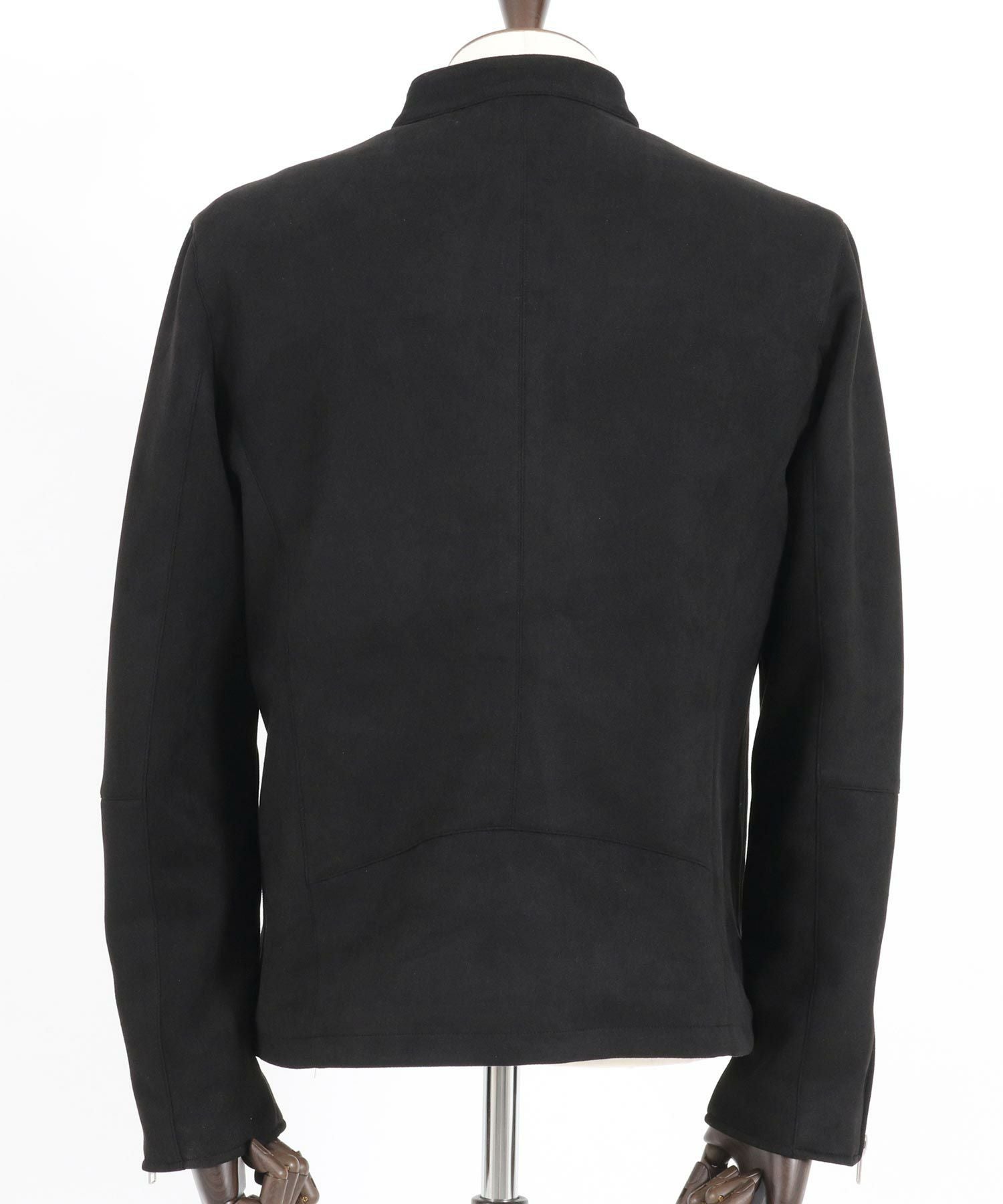 50%OFF【CAMBIO(カンビオ)】フェイクスウェードシングルライダース
