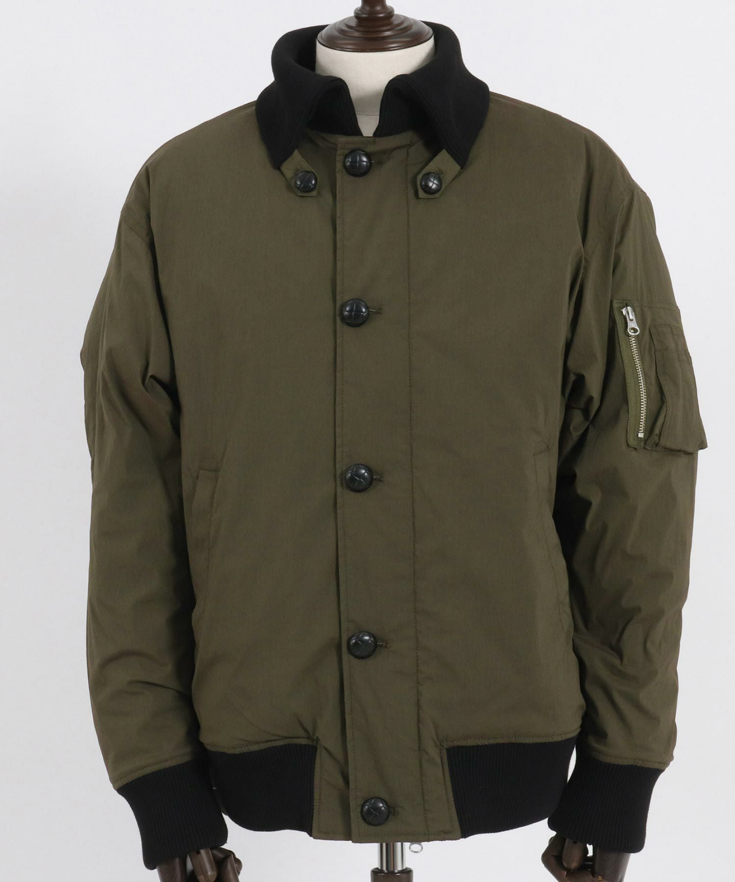 cambio オリーブ色 ボタン付き ミリタリージャケット cambio オリーブ色 ボタン付き ミリタリージャケット Military CAMBIO