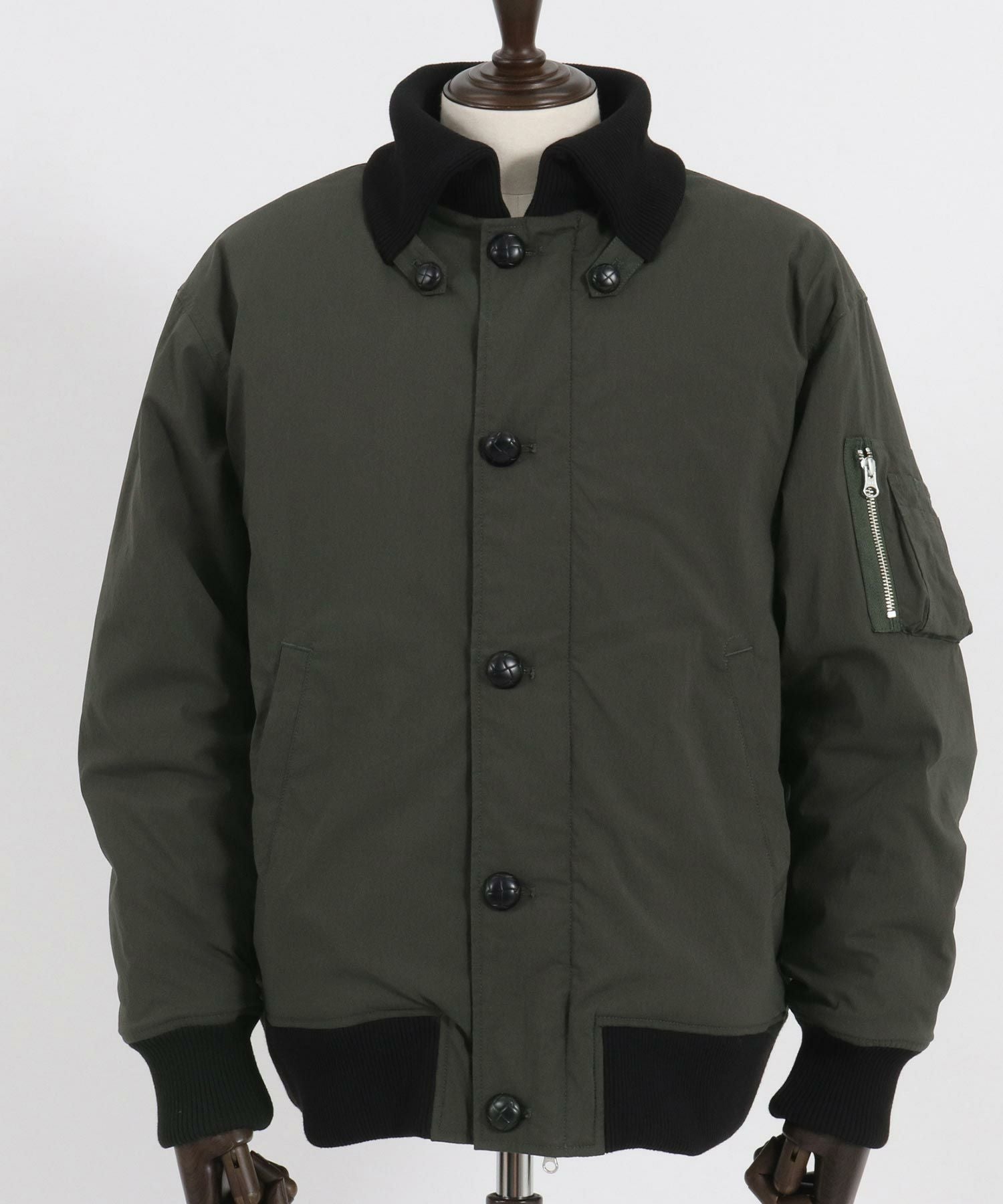 60%OFF【CAMBIO(カンビオ)】Donkey Collar Rib Jacket ミリタリー