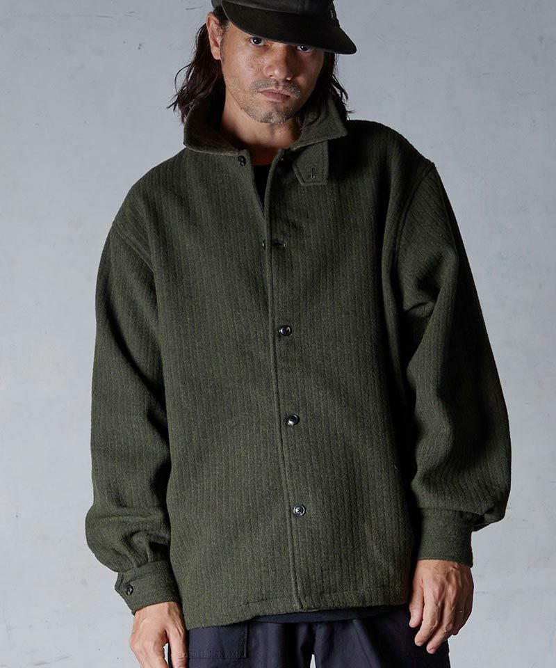 50%OFF【EGO TRIPPING(エゴトリッピング)】 WOOL CPOSHIRTS CPOシャツ