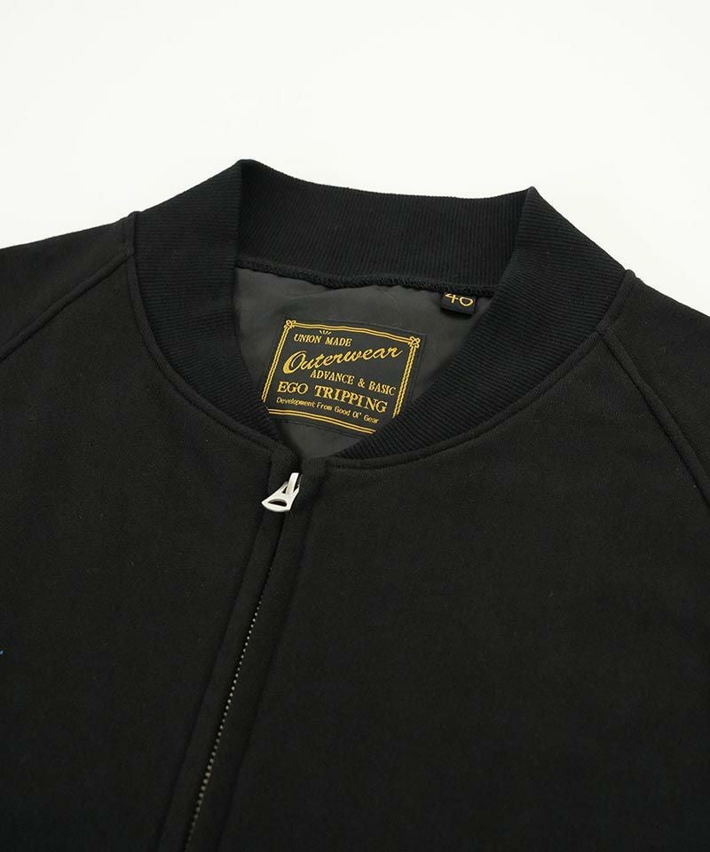30%OFF【EGO TRIPPING(エゴトリッピング)】SWEAT BOMBERJACKET