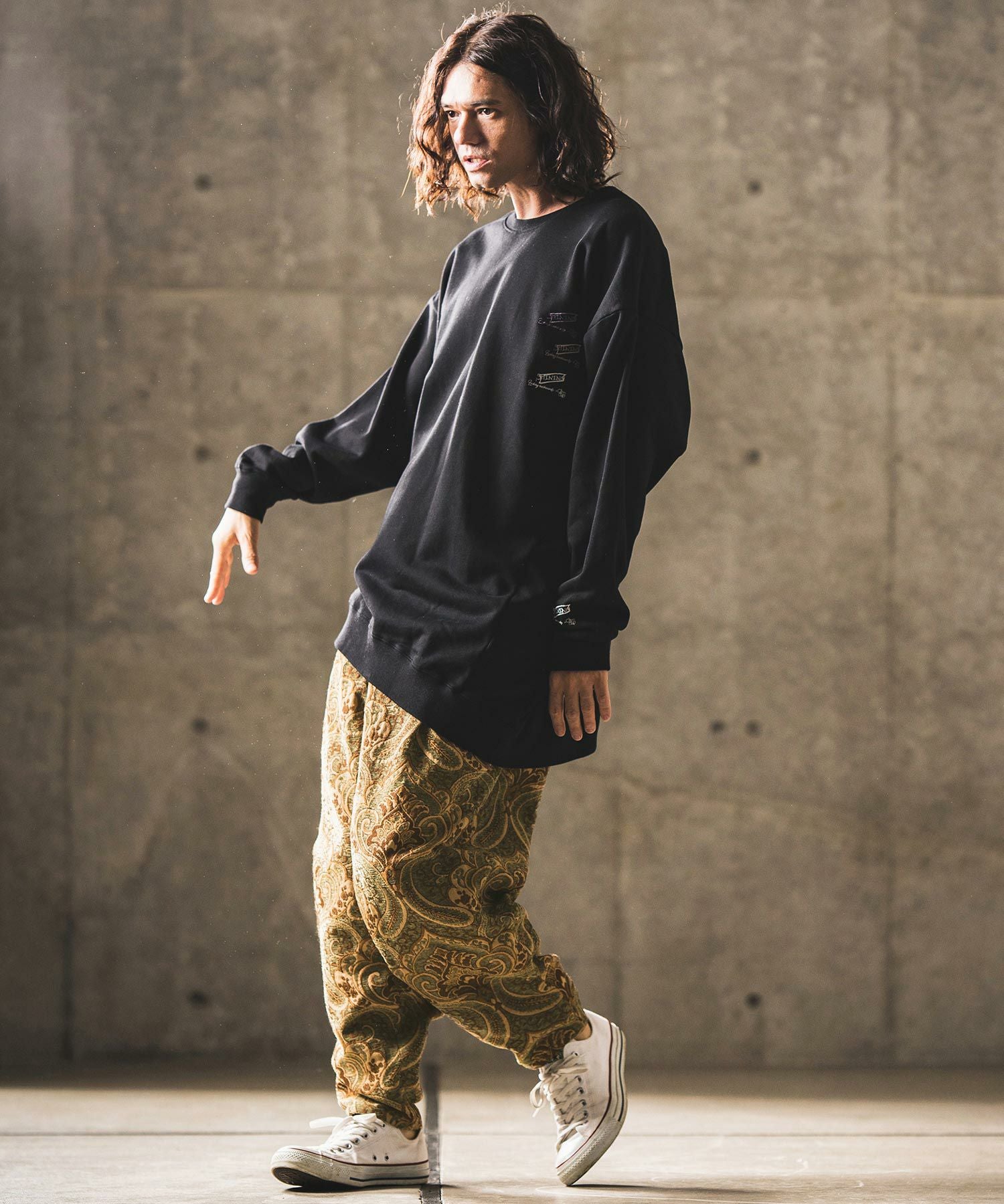 値下げ GLIMCLAP balloon pants バルーンパンツ S 50%OFF【GLIMCLAP(グリムクラップ)】Gobelins tapestry balloon