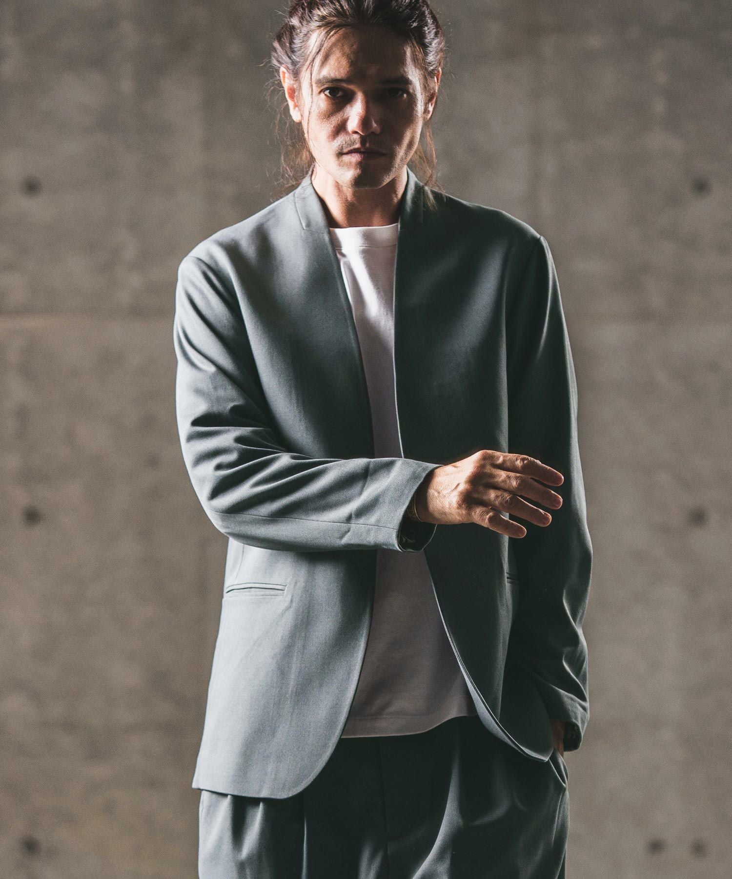 30%OFF【GLIMCLAP(グリムクラップ)】 Minimal detail jacket ミニマル