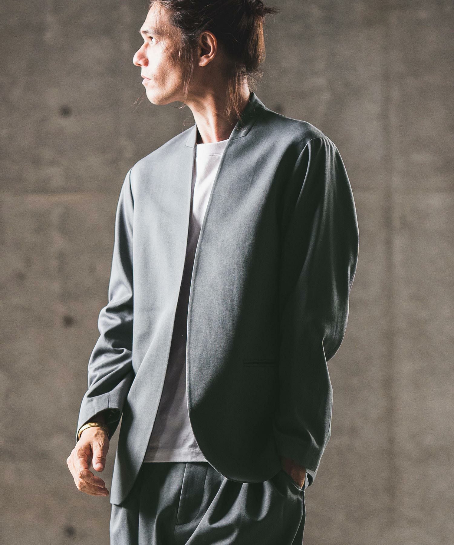 30%OFF【GLIMCLAP(グリムクラップ)】 Minimal detail jacket ミニマル