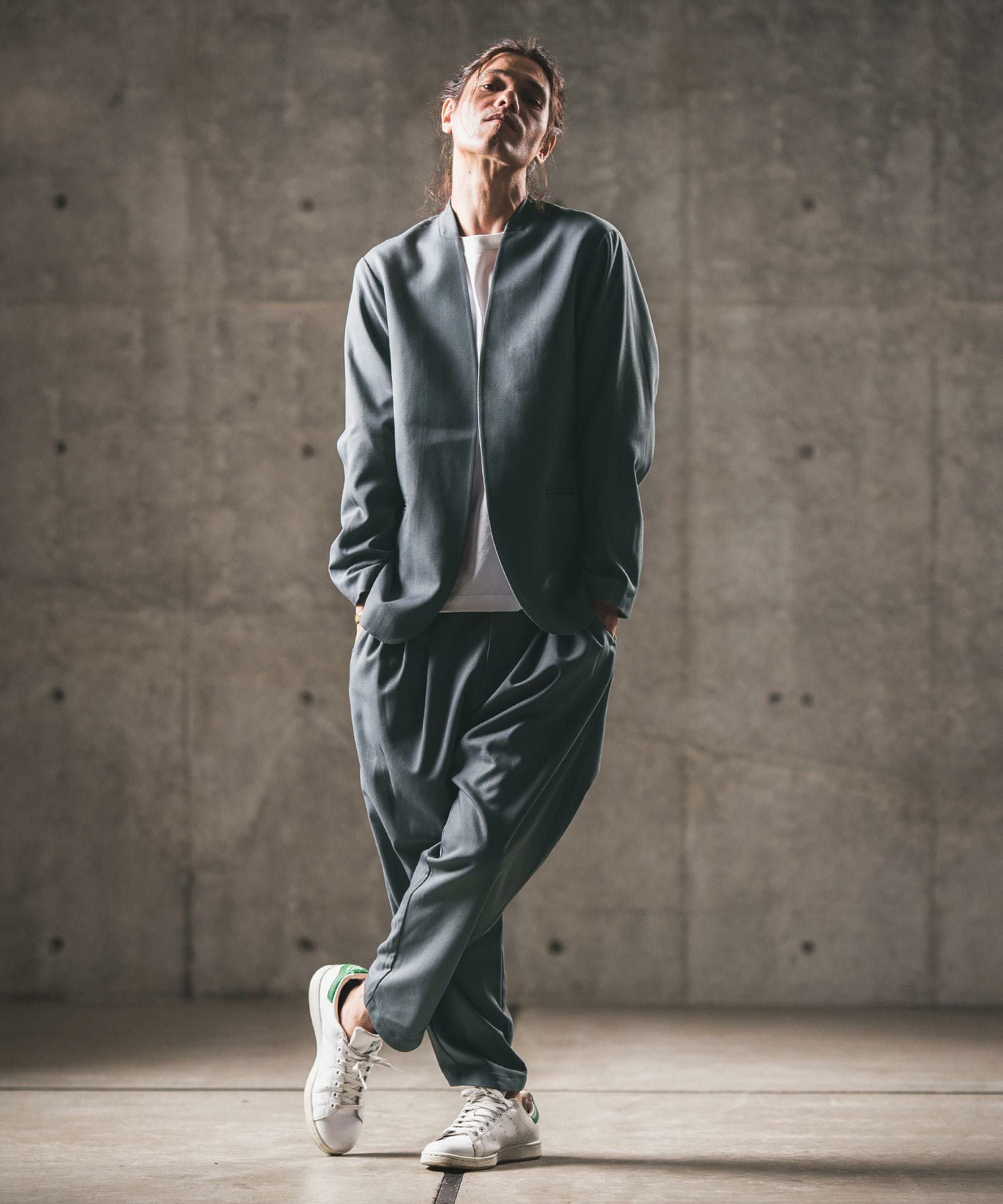 30%OFF【GLIMCLAP(グリムクラップ)】 Minimal detail jacket ミニマル